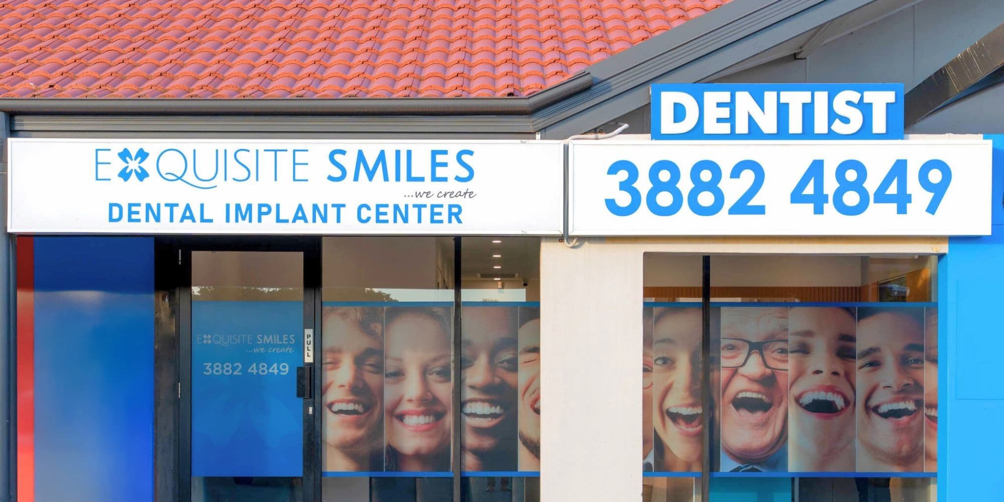 Exquisite Smiles Warner dental clinic exterior and signage